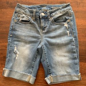 Gently used denim shorts size 1